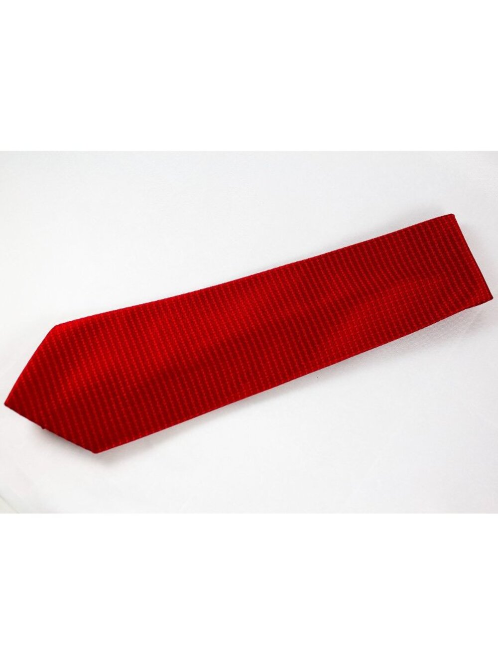 Kenneth Cole New York Men's Red Textured 100% Silk Neck Tie 4-inch Width